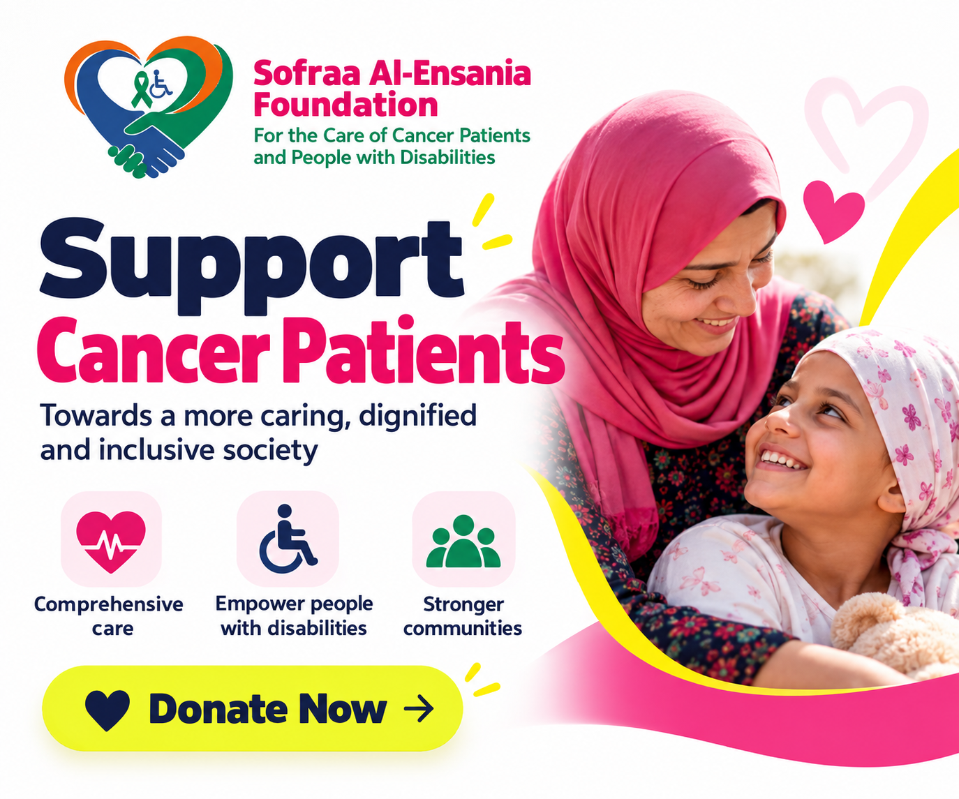 Sofraa Al-Ensania Foundation: Support Cancer Patients